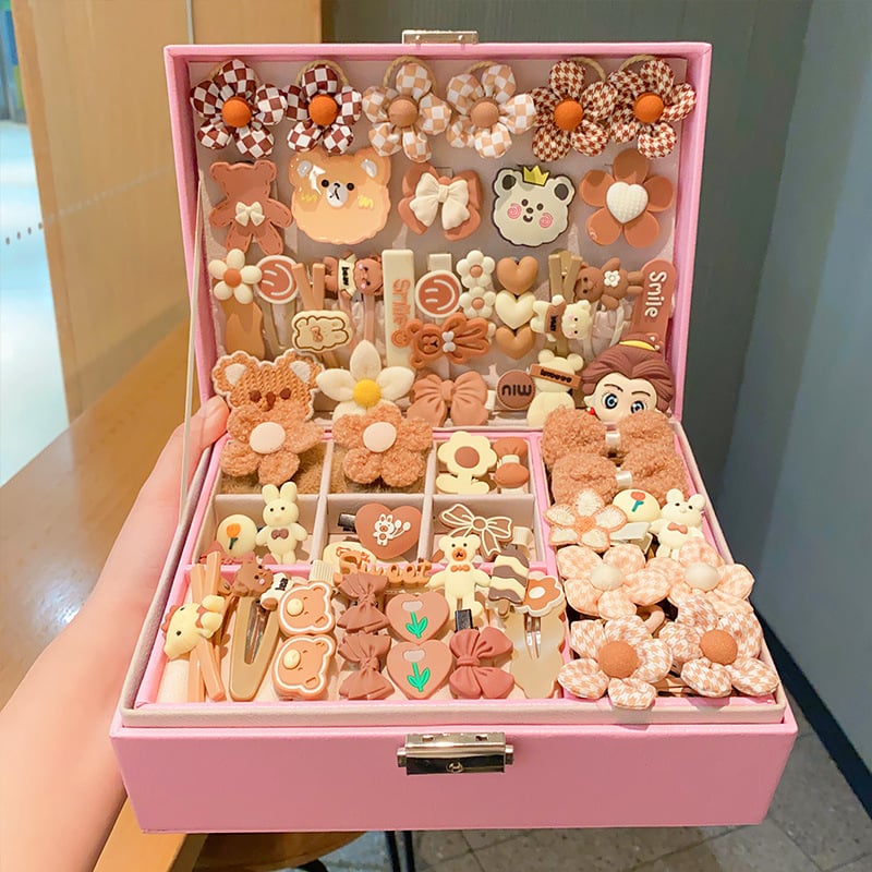 Bērnu matu aksesuāru komplekts – Korejas stila prinčeses galvas lentītes, metāla materiāls (2021. gada vasara)