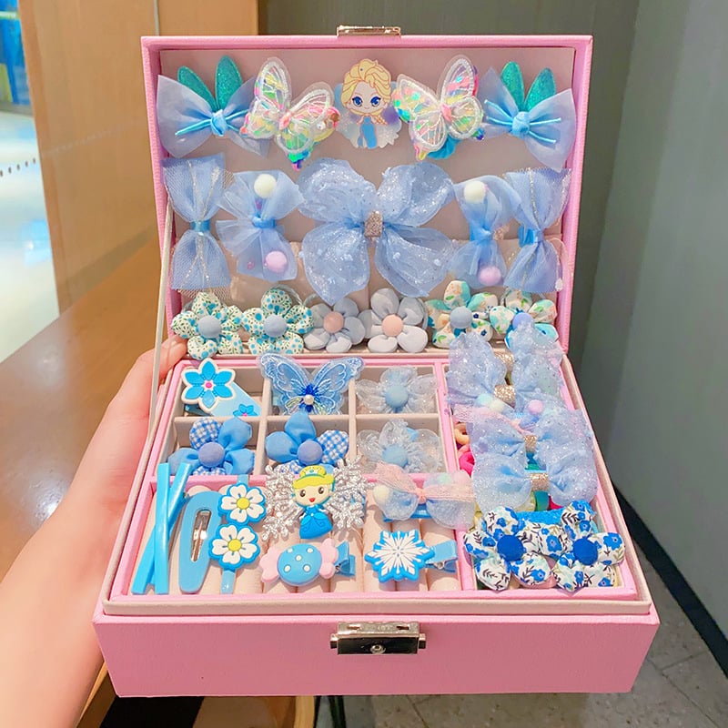 Bērnu matu aksesuāru komplekts – Korejas stila prinčeses galvas lentītes, metāla materiāls (2021. gada vasara)