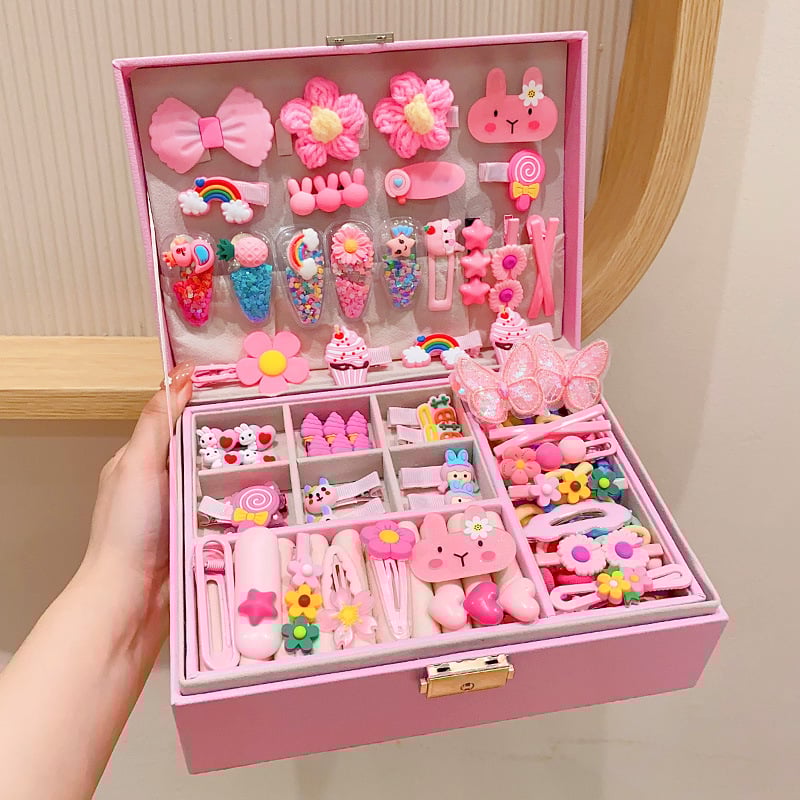 Bērnu matu aksesuāru komplekts – Korejas stila prinčeses galvas lentītes, metāla materiāls (2021. gada vasara)