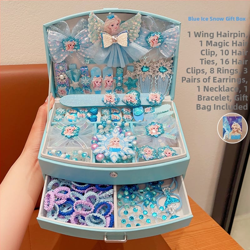 Bērnu matu aksesuāru komplekts – Korejas stila prinčeses galvas lentītes, metāla materiāls (2021. gada vasara)