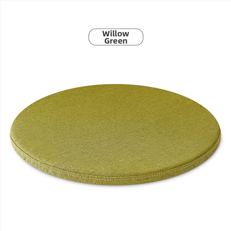 Memóriahabos kör alakú ülőpárna, pásztorális stílus, cipzár nélkül, kanapéra