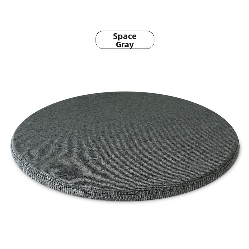 Memóriahabos kör alakú ülőpárna, pásztorális stílus, cipzár nélkül, kanapéra