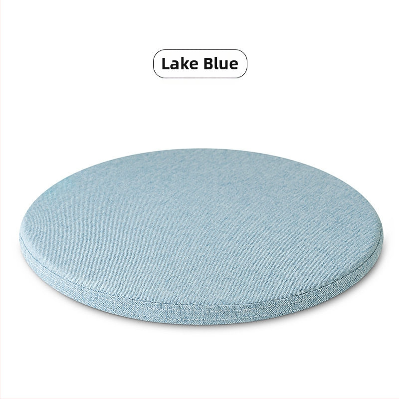 Memóriahabos kör alakú ülőpárna, pásztorális stílus, cipzár nélkül, kanapéra