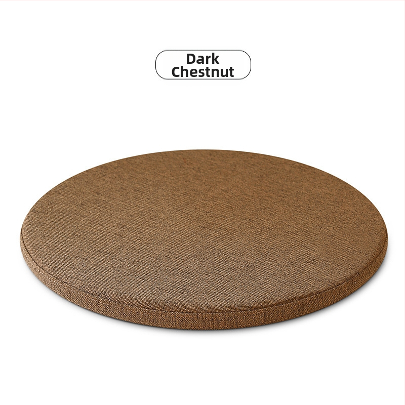 Memóriahabos kör alakú ülőpárna, pásztorális stílus, cipzár nélkül, kanapéra