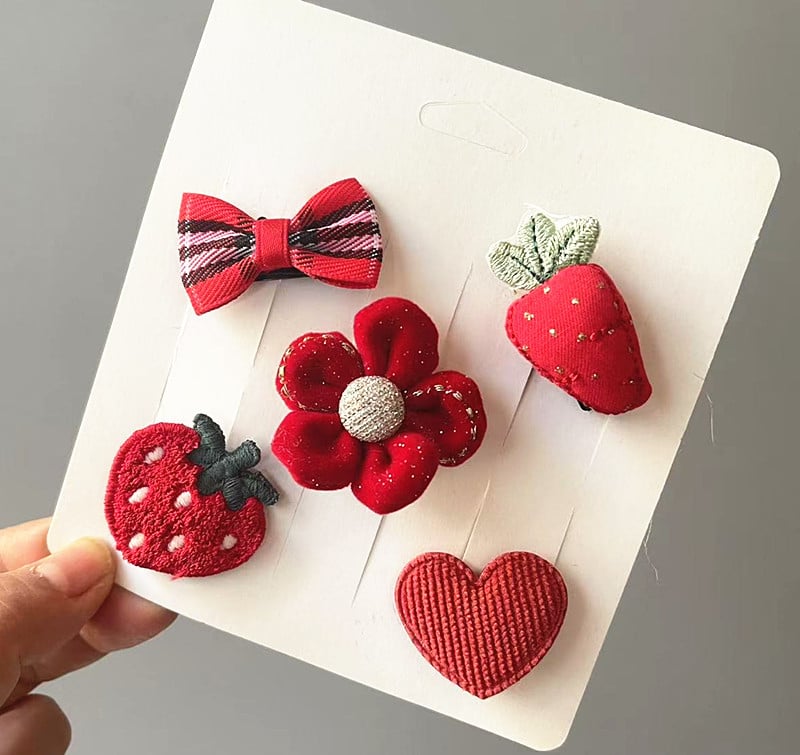 Bērnu matu sprādze ar mašīnas formu, rokdarbs ar ametista kristālu