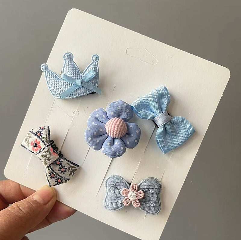 Bērnu matu sprādze ar mašīnas formu, rokdarbs ar ametista kristālu