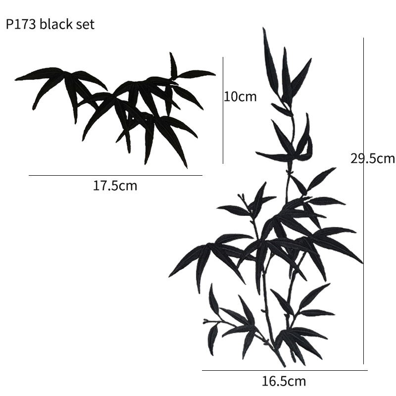 Κεντημένη appliqué πάτσα από πολυεστέρα με αυτοκόλλητη βάση – κατάλληλη για ρούχα, σιδέρωμα ή ραφή.