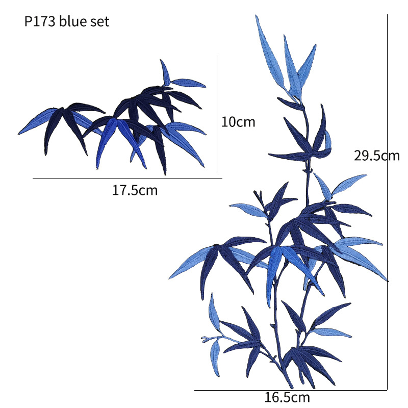 Κεντημένη appliqué πάτσα από πολυεστέρα με αυτοκόλλητη βάση – κατάλληλη για ρούχα, σιδέρωμα ή ραφή.