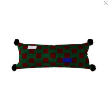 Garš spilvens viduslaiku stilā mājai — ģeometrisks kvadrāta raksts, holandiešu samts pārvalks, noņemams un mazgājams pārvalks, PP kokvilnas pildījums, piemērots guļamistabai pie gultas un birojā