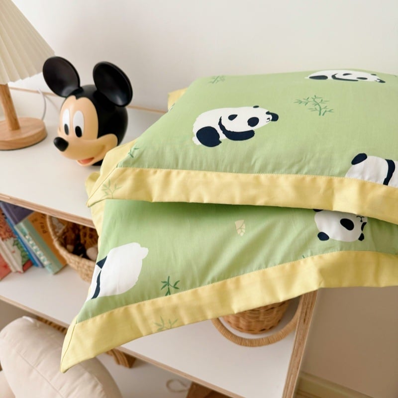 Bērnu spilvendrāna no 100% kokvilnas, 60s audums, twill/satine audums, reaktīvā krāsošana