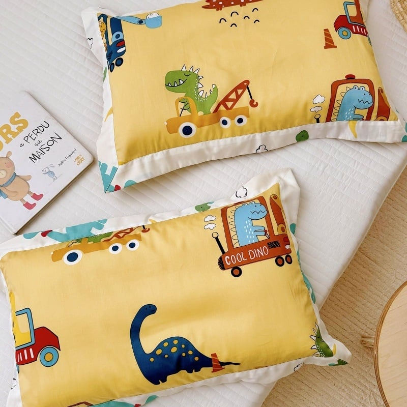 Bērnu spilvendrāna no 100% kokvilnas, 60s audums, twill/satine audums, reaktīvā krāsošana