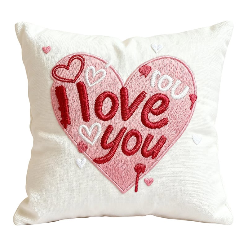 Spilvena vāciņš - Valentīna dienas mīlestības dekors, Jauns ķīniešu stils, īss plīša audums, pielāgojams