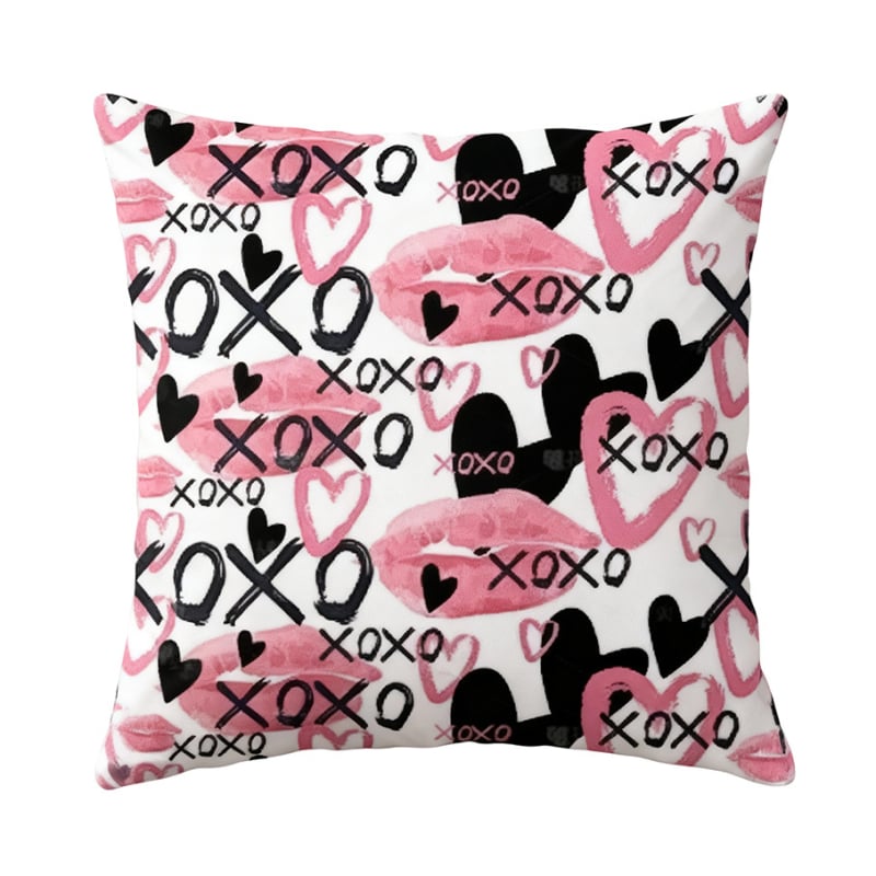 Spilvena vāciņš - Valentīna dienas mīlestības dekors, Jauns ķīniešu stils, īss plīša audums, pielāgojams