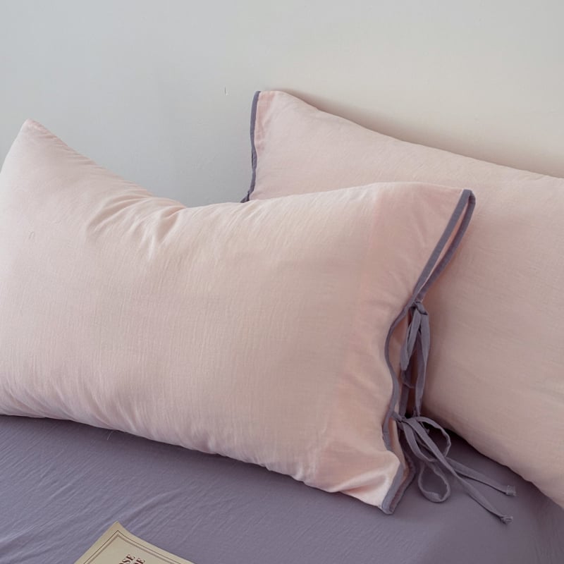 Spilvendrāna ar auklām un lente, divslāņaina kokvilnas marle, zīdaiņiem, elpojoša