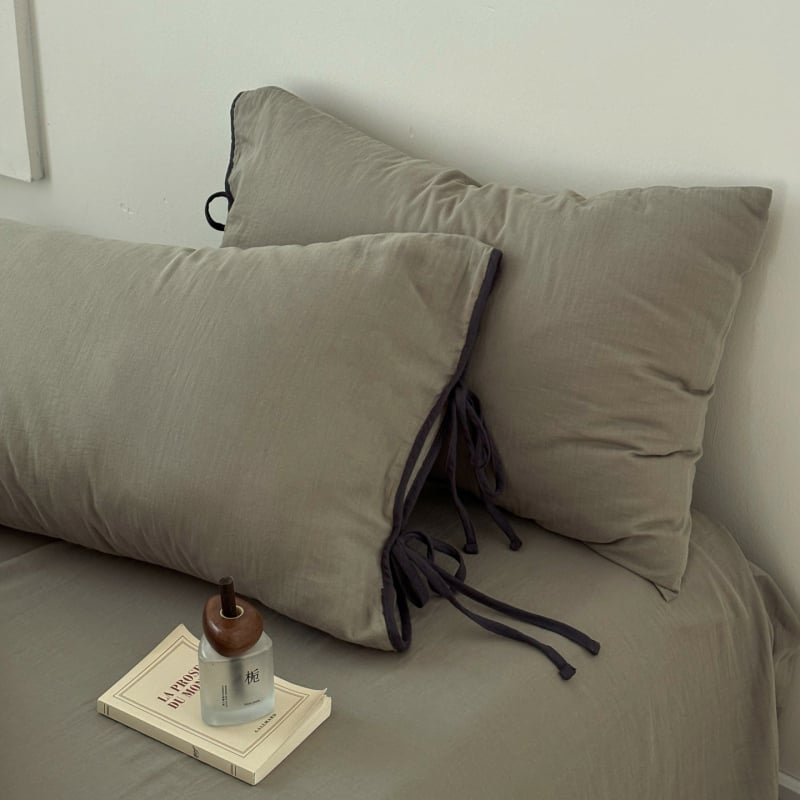 Spilvendrāna ar auklām un lente, divslāņaina kokvilnas marle, zīdaiņiem, elpojoša