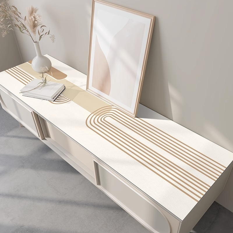 PVC galda segums TV skapim – ūdensizturīgs, eļļas izturīgs, pretslīdīgs, nodilumizturīgs