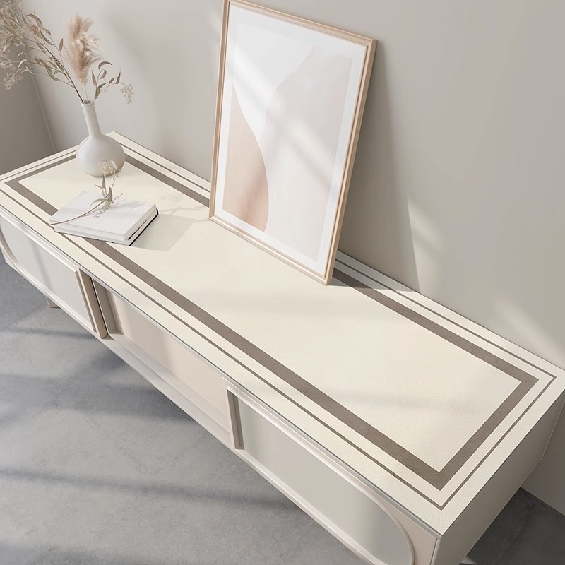 PVC galda segums TV skapim – ūdensizturīgs, eļļas izturīgs, pretslīdīgs, nodilumizturīgs