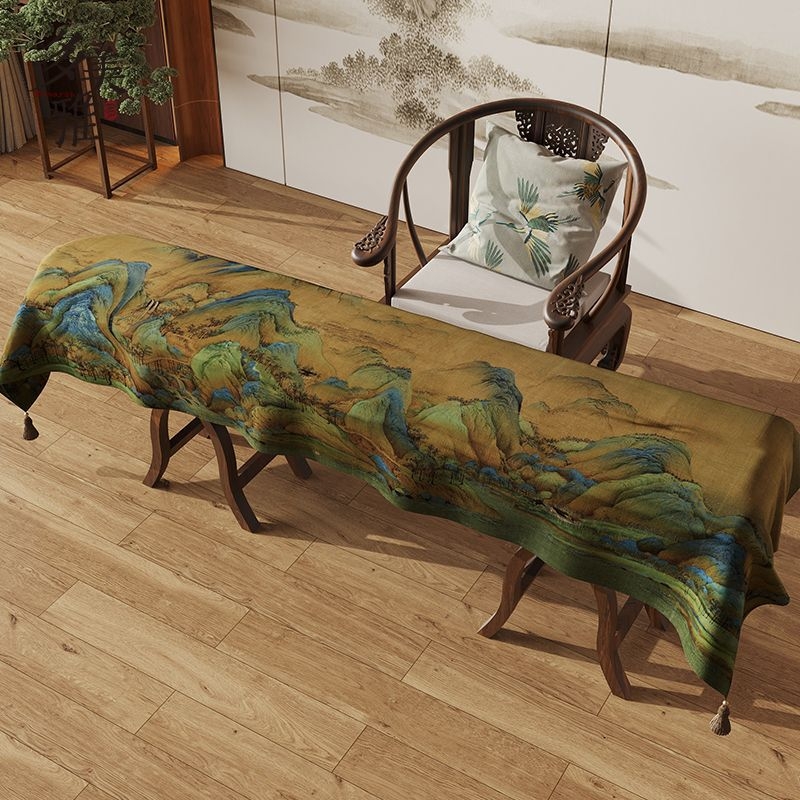 Guzheng porvédő textil - poliészter, új kínai stílus, testreszabható, Domeya