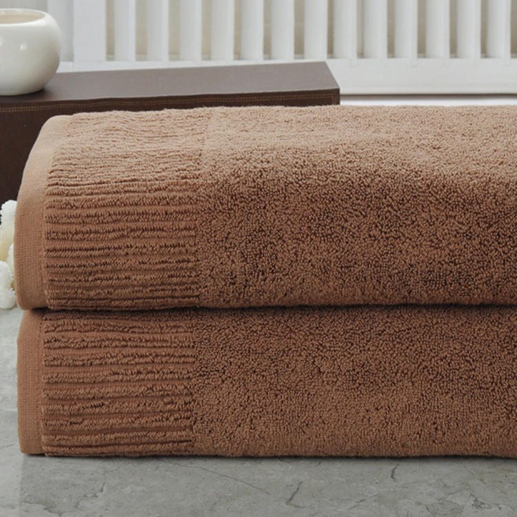 Pamut fürdőlepedő, 700 g, 120D szál, sima szövésű, szállodai használatra