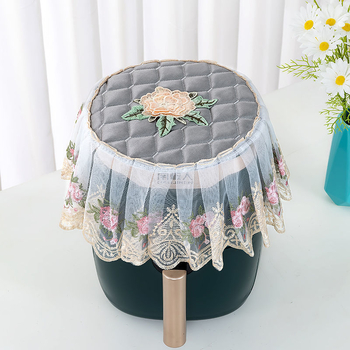 Fritőz porvédő huzat csipkés hímzett fedéllel — poliészter, amerikai stílus, univerzális porvédő huzat fritőz/kanapé/klímaberendezéshez