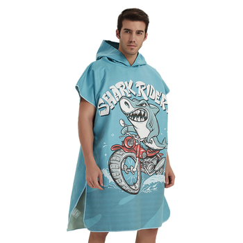 Kapucnis törölköző köpeny úszáshoz és termál Fürdőkhöz | Gyorsan száradó mikroszálas | 170–200 g | 120D fonal | Egyszerű szövés | 90% fő anyag