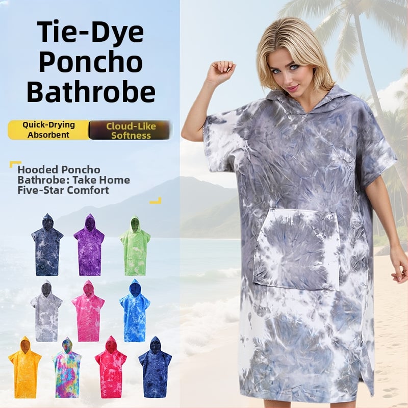 Mikroszálas kapucnis köntös gyors száradással, 200–300 g, 21 szálból álló fonal, nyomtatott gyártási folyamat