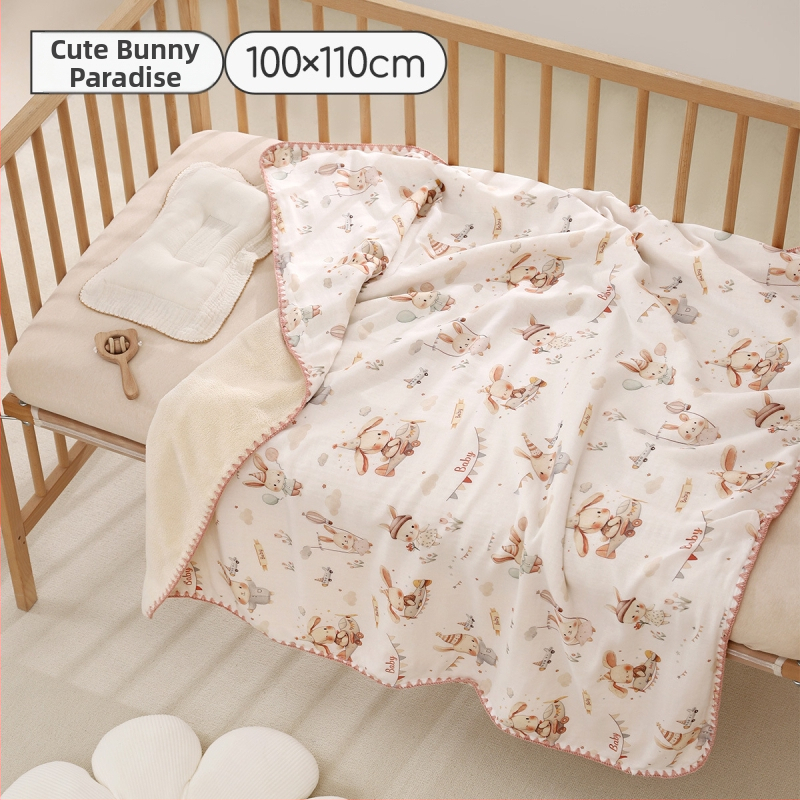 Hordozható babafürdő törölköző-köntös — bambusz rost, 120–140 g, nyomtatott gyártási folyamat, Jingqi