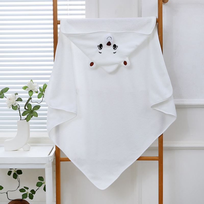 Yaqi korallfleece törölköző gyerekeknek kapucnival, nedvszívó, 200–300 g