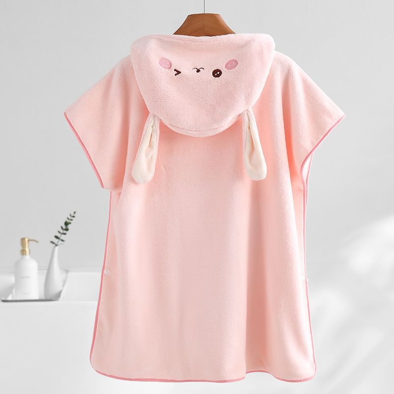 Baba viselhető kapucnival ellátott fürdőlepedő – poliészter 150D