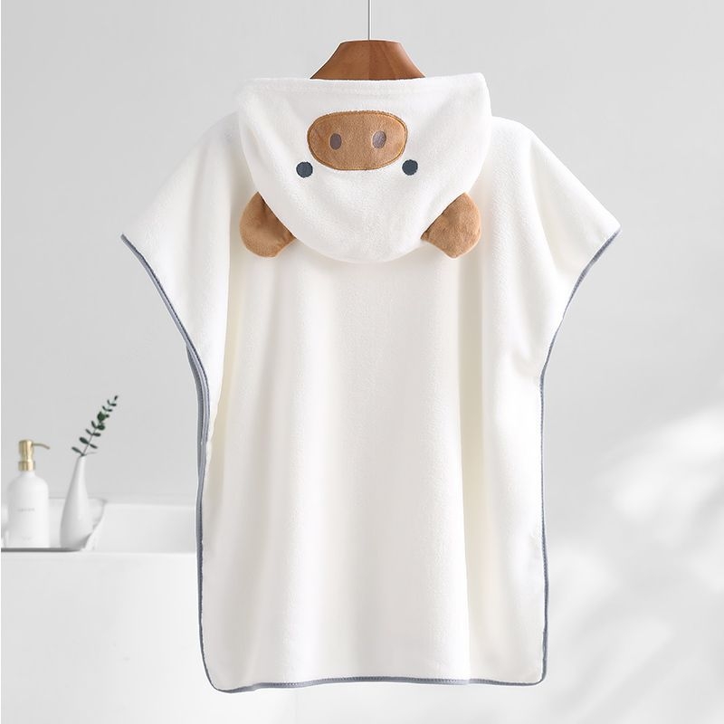 Baba viselhető kapucnival ellátott fürdőlepedő – poliészter 150D