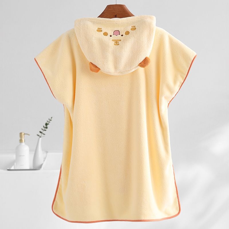 Baba viselhető kapucnival ellátott fürdőlepedő – poliészter 150D