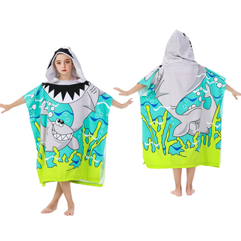 Yingxing mikroszálas babafürdőlepedő kapucnival – egyedi rajzfilm dizájn, nedvszívó, gyorsan száradó, 300–400 g