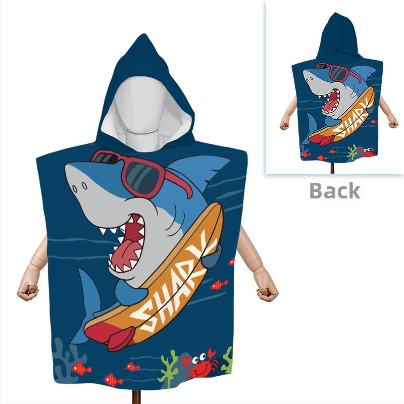 Yingxing mikroszálas babafürdőlepedő kapucnival – egyedi rajzfilm dizájn, nedvszívó, gyorsan száradó, 300–400 g