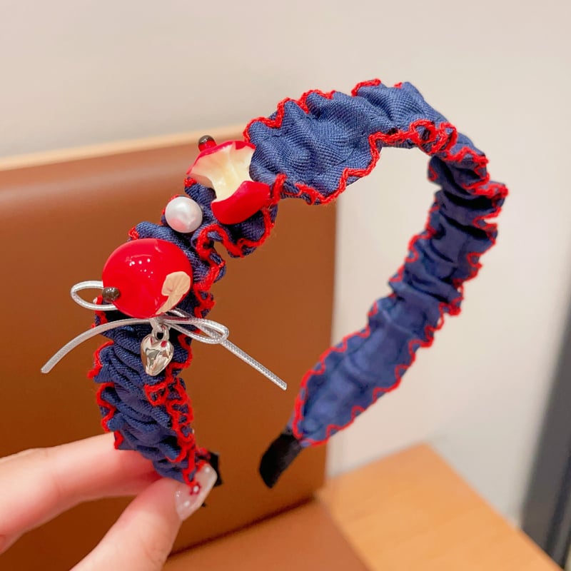 Bērnu galvas lente un matu saites — audums, roku darbs, multfilmu tēlu stils