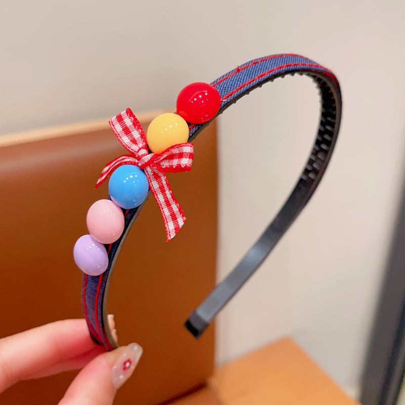 Bērnu galvas lente un matu saites — audums, roku darbs, multfilmu tēlu stils