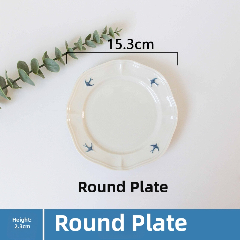 Portselanist taldrik reliefi motiiviga – ebatavalise kujuga, kaasaegne minimalistlik stiil, mikrolaineahjuks sobiv