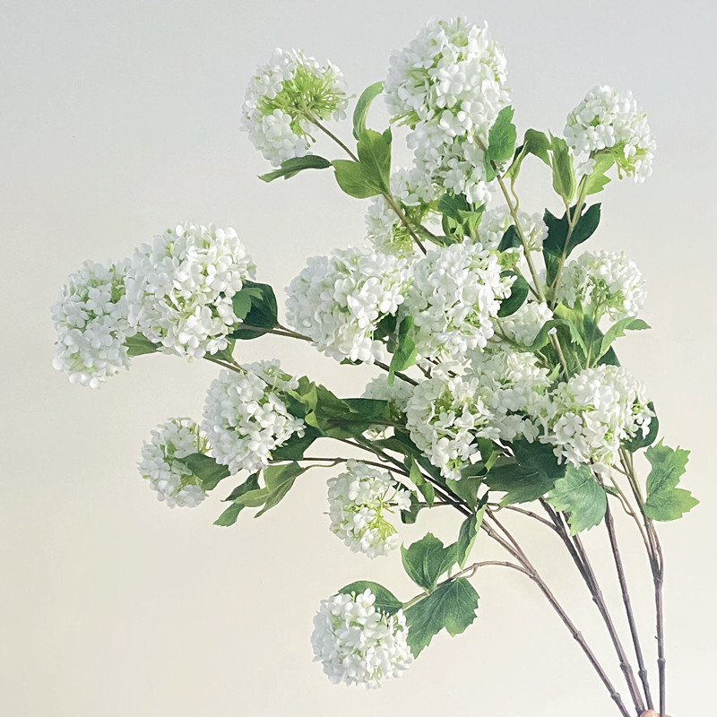 Hortenzijų šilko puokštė, dirbtinės gėlės, prekės ženklas Xihan, medžiaga: šilko gėlės, namų dekorui svetainėje