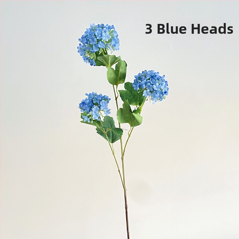 Hortenzijų šilko puokštė, dirbtinės gėlės, prekės ženklas Xihan, medžiaga: šilko gėlės, namų dekorui svetainėje