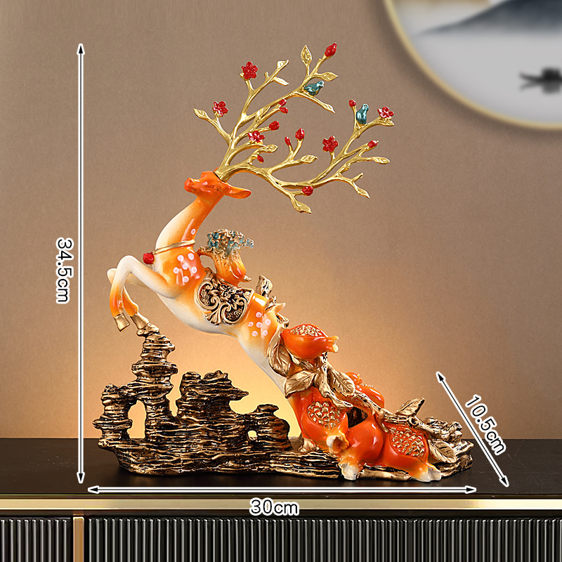 Horse to Success dekoratyvinė vyno lentynos puošmena, dervos skulptūra, Naujasis Kinijos stilius vyno spintai ir svetainei