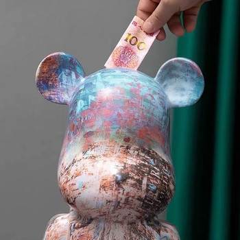 Porcelāna statuja uz grīdas Heirui — karikatūras stils, mūsdienīgs minimālisma ziemeļnieciskais dizains dzīvojamai istabai un televizora skapim, dāvana jaunu māju svētkiem