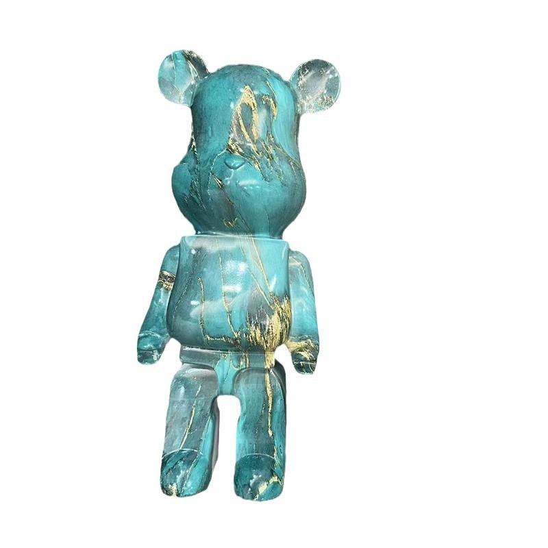 Porcelāna statuja uz grīdas Heirui — karikatūras stils, mūsdienīgs minimālisma ziemeļnieciskais dizains dzīvojamai istabai un televizora skapim, dāvana jaunu māju svētkiem