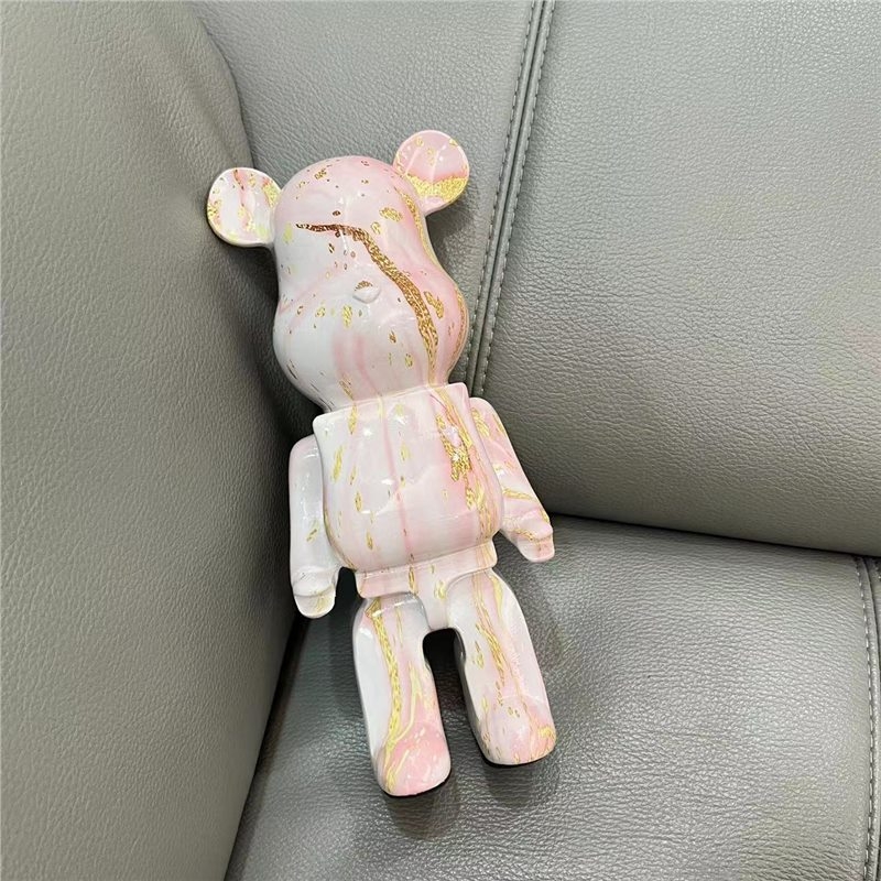 Porcelāna statuja uz grīdas Heirui — karikatūras stils, mūsdienīgs minimālisma ziemeļnieciskais dizains dzīvojamai istabai un televizora skapim, dāvana jaunu māju svētkiem