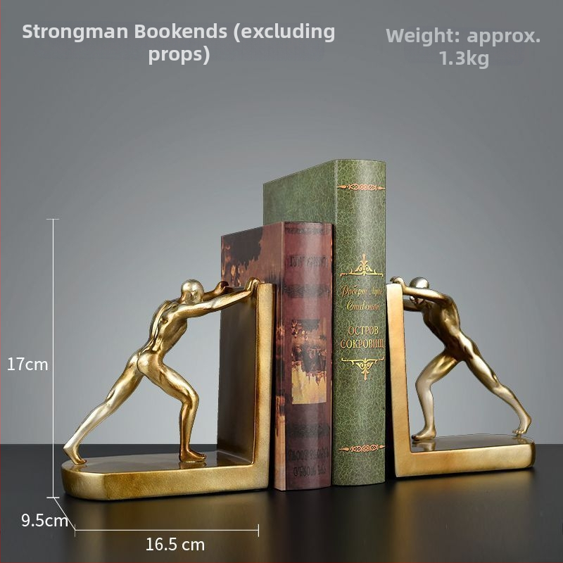 Подпора за книги с Nordic модерна спортна фигура, инжекционно формована синтетична смола, персонализирана декорация