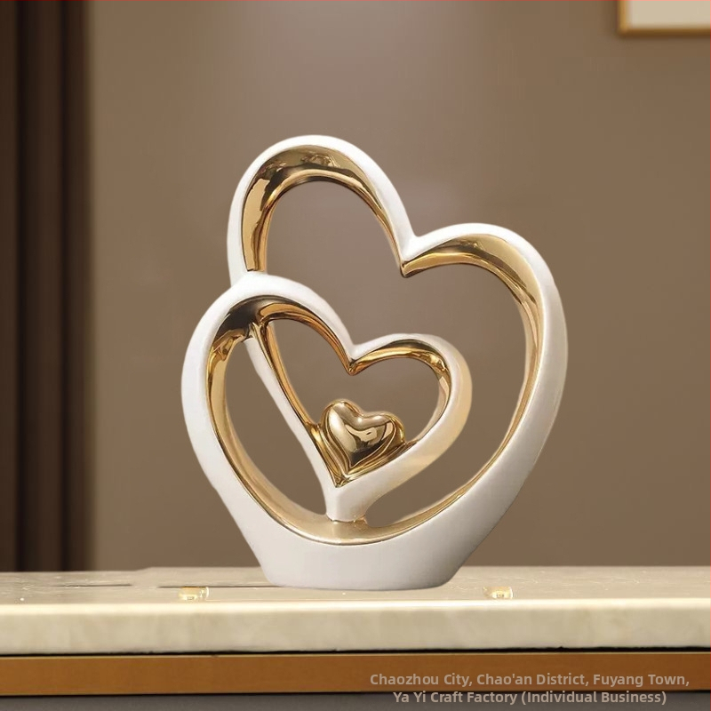 Viesistabas dekoratīvo figūru komplekts, balta porcelāna, ģeometriskas formas, mūsdienīgs minimālisms — dāvana jaunam mājoklim