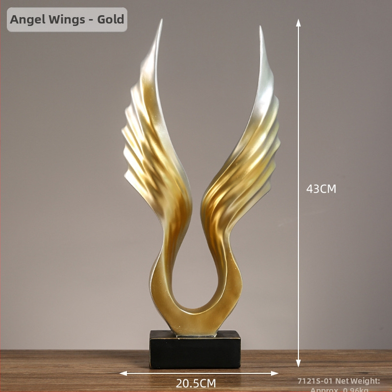 Dekoratyvinė erelio figūrėlė su išskėstais sparnais; derva, Master Gu, dekoracijos, kartoninė pakuotė