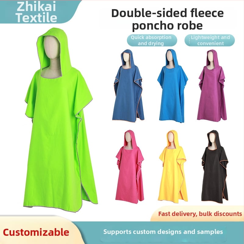 Unisex mikrofibra vannas un pludmales dvieļi, divpusīga samta virsma, uzsūcīgs, ātri žūst, 200–300 g, Zhikai Textile