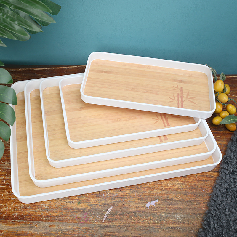 Melamiinist kandik, ristkülikukujuline, Põhjamaade stiil, triibuline muster, trükitud pind