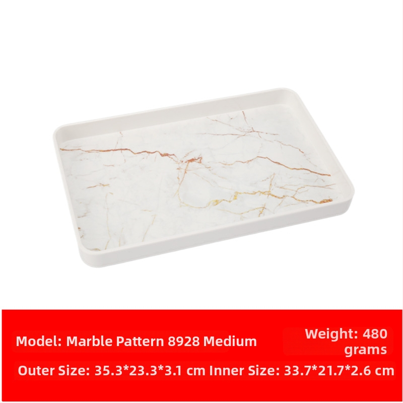 Melamiinist kandik, ristkülikukujuline, Põhjamaade stiil, triibuline muster, trükitud pind