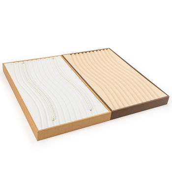 Rotaslietu displeja kārba ar pērļu kaklarotas trauku, pērļu fotodisplejs, bez privātas zīmola, mākslas stils, 2023. gada pavasaris