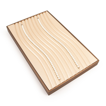 Rotaslietu displeja kārba ar pērļu kaklarotas trauku, pērļu fotodisplejs, bez privātas zīmola, mākslas stils, 2023. gada pavasaris